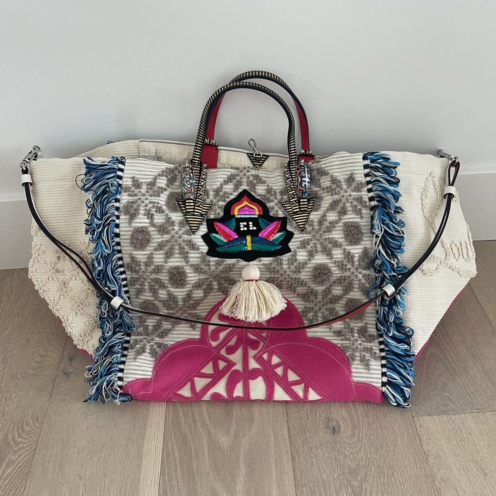 Christian Louboutin Portugaba Fringe Tote